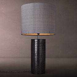 David Hunt Caimen Table Lamp Pewter